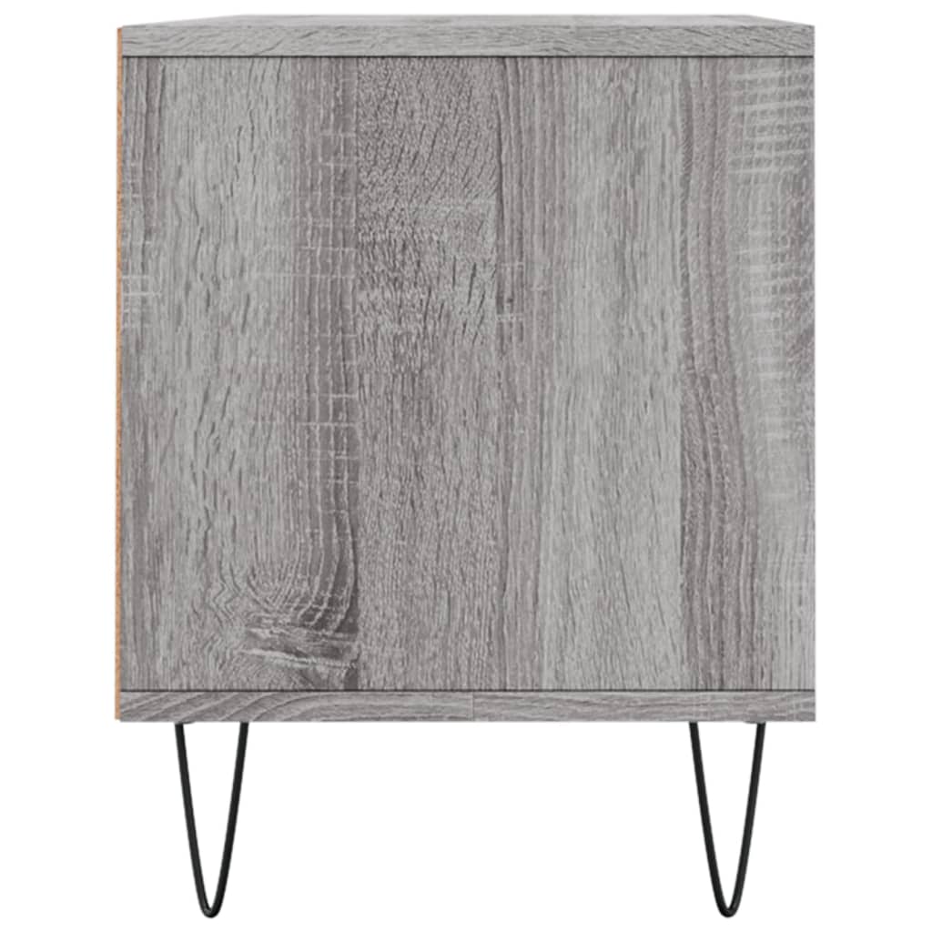 Maison Exclusive - Meuble TV sonoma gris 100x34,5x44,5 cm bois d'ingénierie - 7