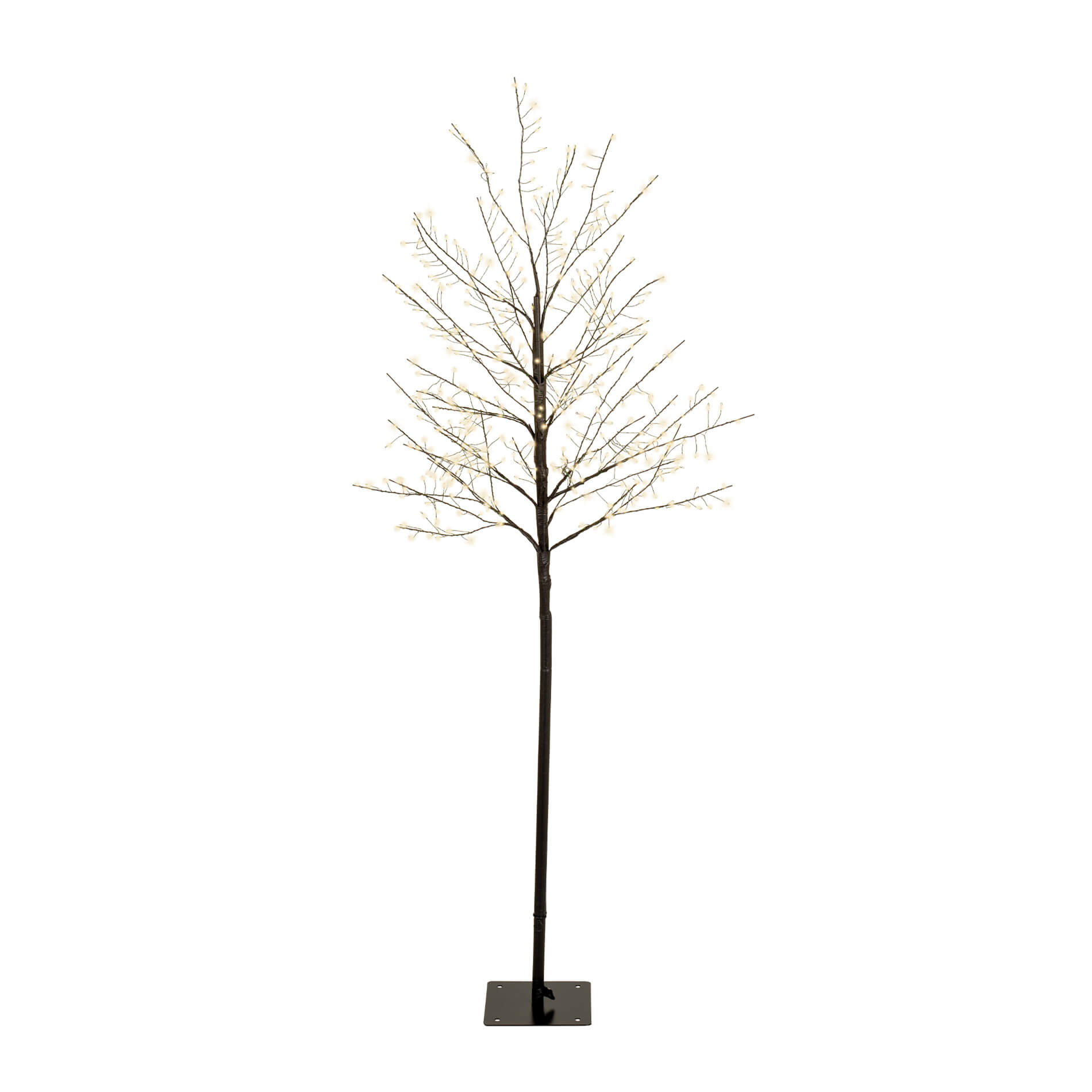 Rebecca Albero Di Natale 210 Cm Con Luci LED - Abete Artificiale Con 1050 Rami E Base In Metallo, Facile Montaggio A Ombrello, RE6770 - 2