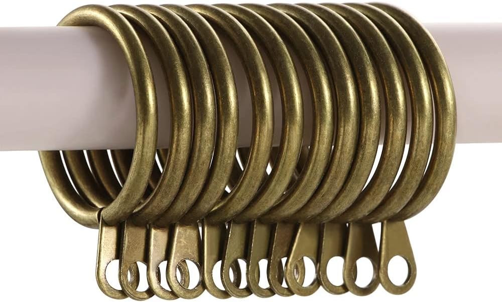 20 pezzi anelli per tende in metallo per casa, bagno, camera da letto | Leroy Merlin