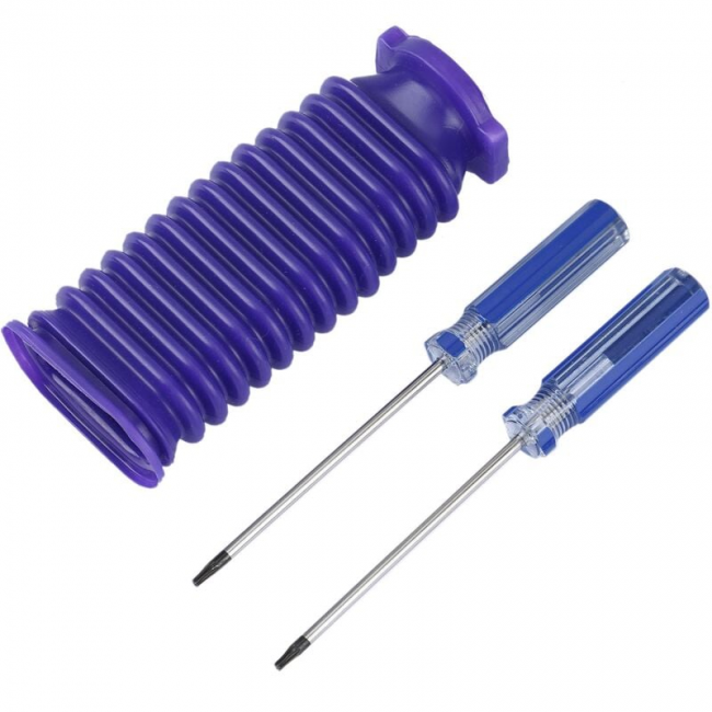 Pasuje do odkurzaczy Dyson V6, V7, V8, V10 i V11. Akcesoria zamienne: miękki wałek welurowy, głowica ssąca i niebieski wąż – do odkurzaczy Dyson