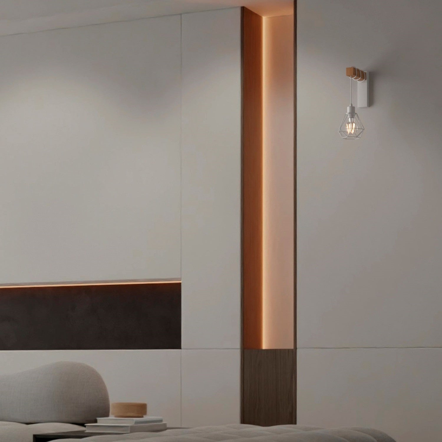 Applique murale nordique cage 