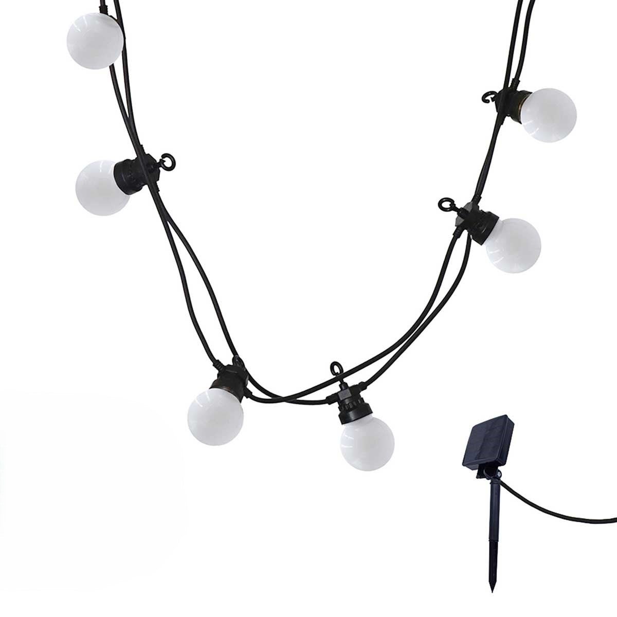 Lampki solarne PARTY 10 LED 5,7M