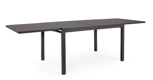 Mesa extensible de aluminio 135-270X90 Antracita para interior y exterior