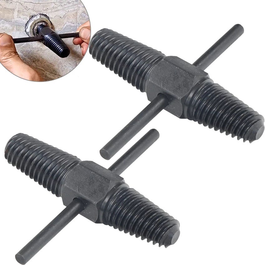 Set Estrattori Viti E Maschi Per Tubi - 4 Pezzi, 1/2 E 3/4 Pollici, Per Filettature Danneggiate E Viti Arrugginite - Foto 6
