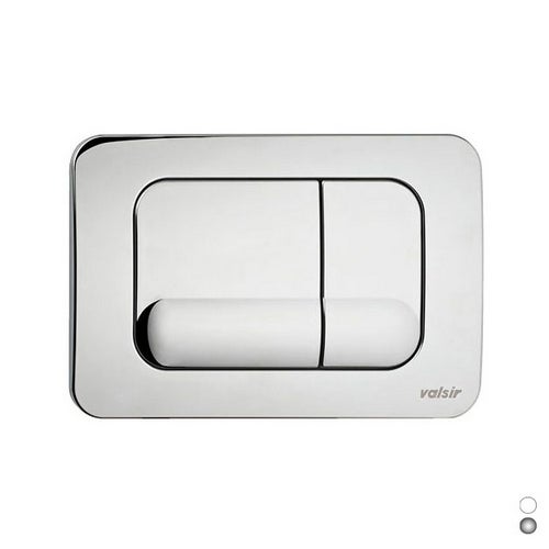 Placca Comando Doppio Scarico Valsir Per Cassetta Tropea Bianca - Ricambio Per Water - Foto 5