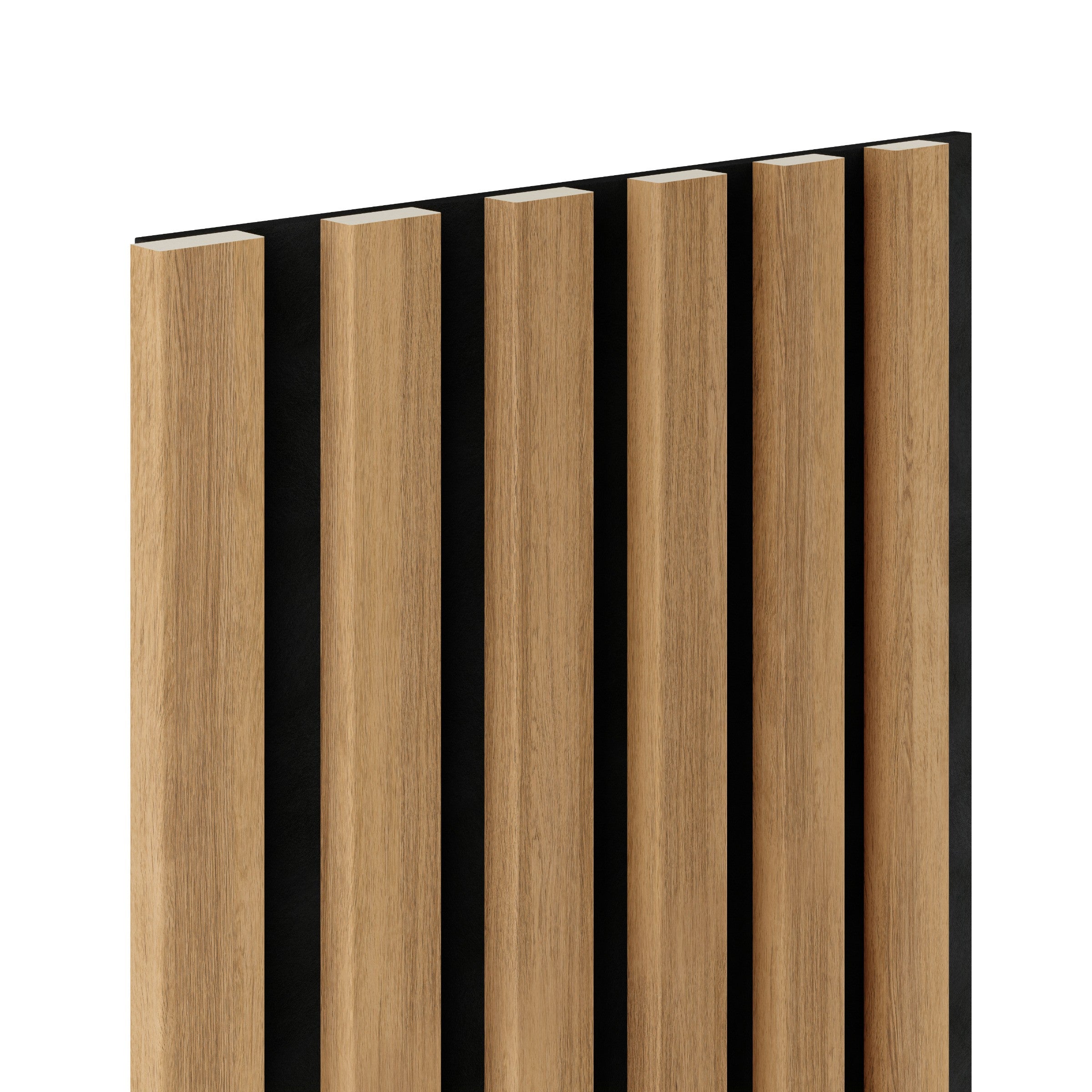Lamele ścienne na czarnym filcu 6L Marbet Design WOODLINE 270x30 cm Dąb jasny 1 szt.