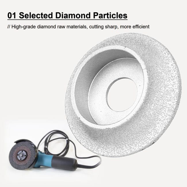 Meule Diamantée électroplaquée, Disque De Meulage Pour Pierre, Céramique, Verre, Granit - Processus De Brasage, Usage Humide Meule Diamantée électroplaquée, Disque De Meulage Pour Pierre, Céramique, Verre, Granit - Processus De Brasage, Usage Humide