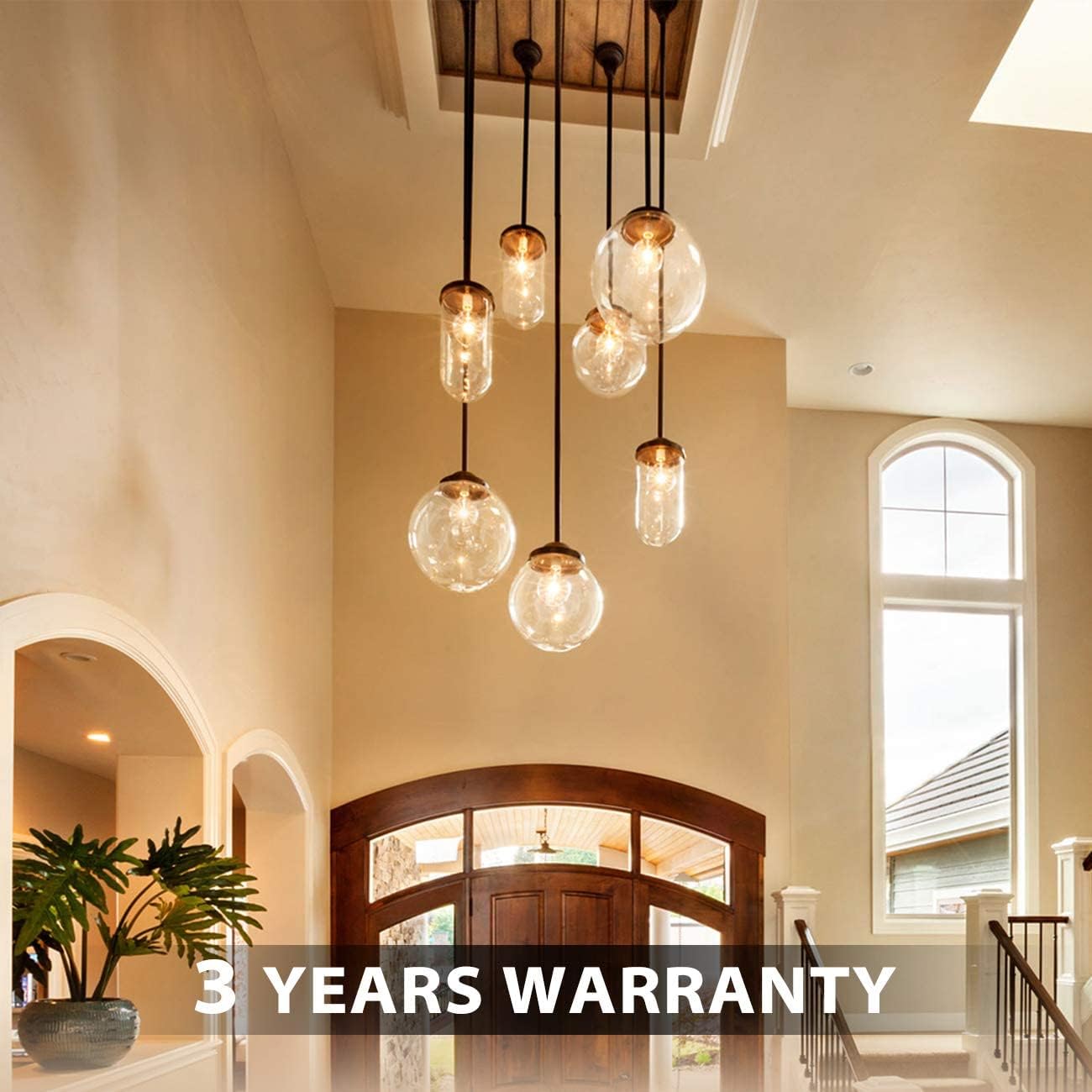 4W Ampoule LED Filament E27, 2700K Blanc Chaud 470 Lm, Equivalent à Ampoule incandescence 40 watts, Filament LED A60 en forme classique, Lot de 6 - 5