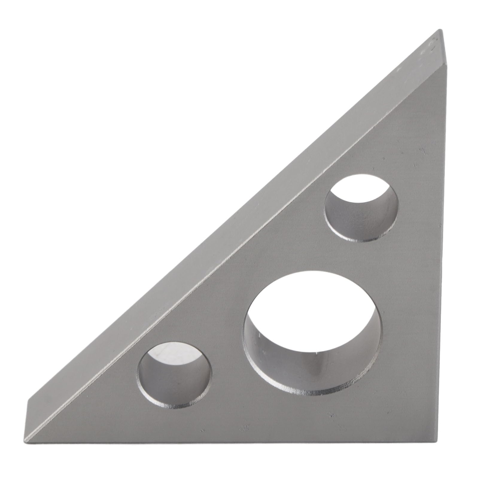 Righello Ad Angolo In Lega Di Alluminio - 45° E 90°, Misure 95x68x15 Mm, Per Lavorazione Legno, Falegnameria, Precisione