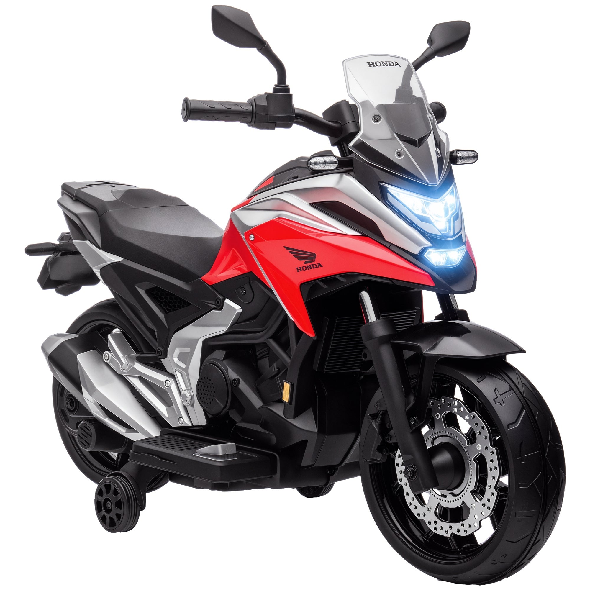 Moto électrique 12V pour enfants, moto porte-motos de style Honda pour