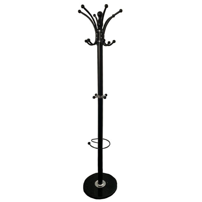 HOMCOM Stand Appendiabiti con 3 Ripiani e 2 Barre Attaccapanni per Vestiti, 120x40x128 cm, Nero | Leroy Merlin HOMCOM Stand Appendiabiti con 3 Ripiani e 2 Barre Attaccapanni per Vestiti, 120x40x128 cm, Nero | Leroy Merlin