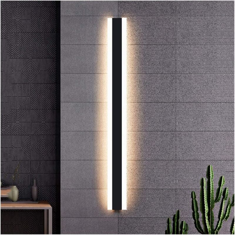 Lampa ścienna LED na zewnątrz 40cm – IP65, korpus aluminiowy, ciepła biel, idealna do ogrodu i na werandę - 3