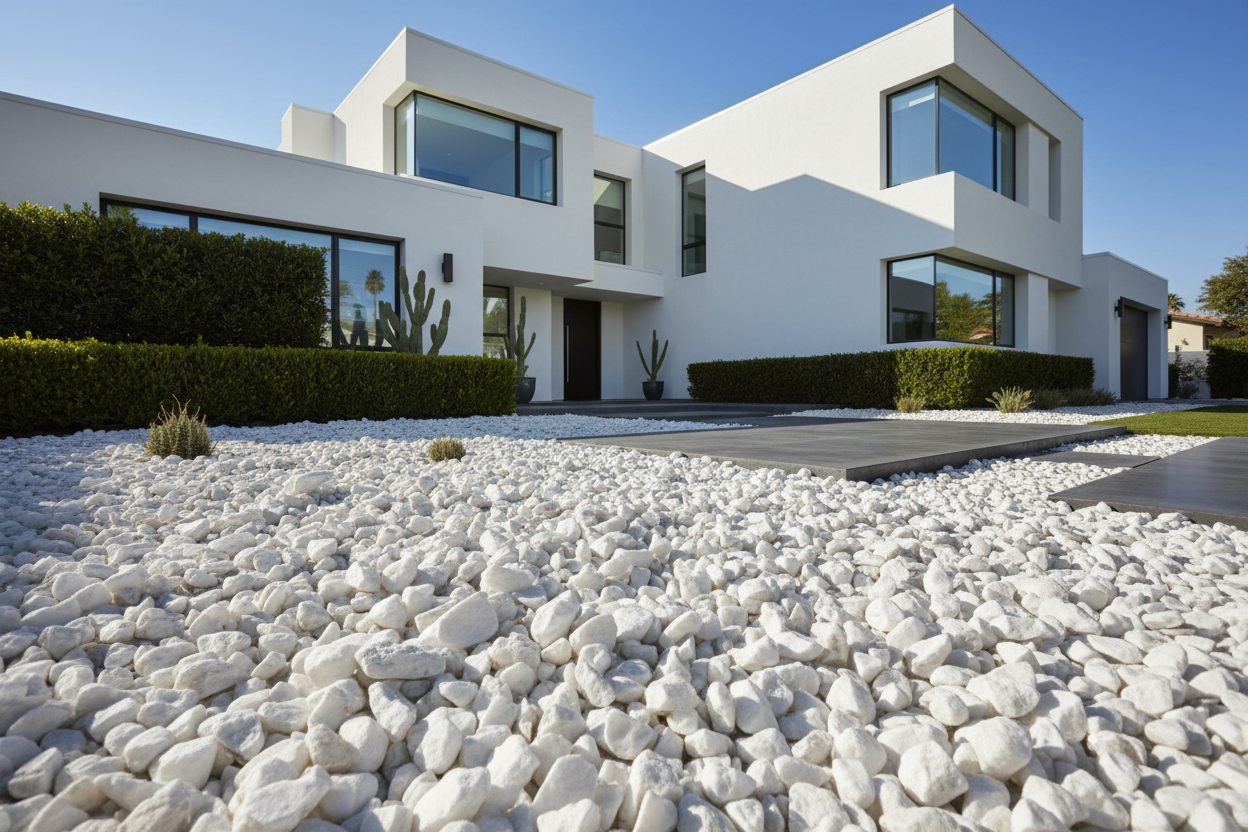 Grava de Cuarzo Blanco Baccarat 3-6 mm. / Big Bag 1.000 kg. - 2