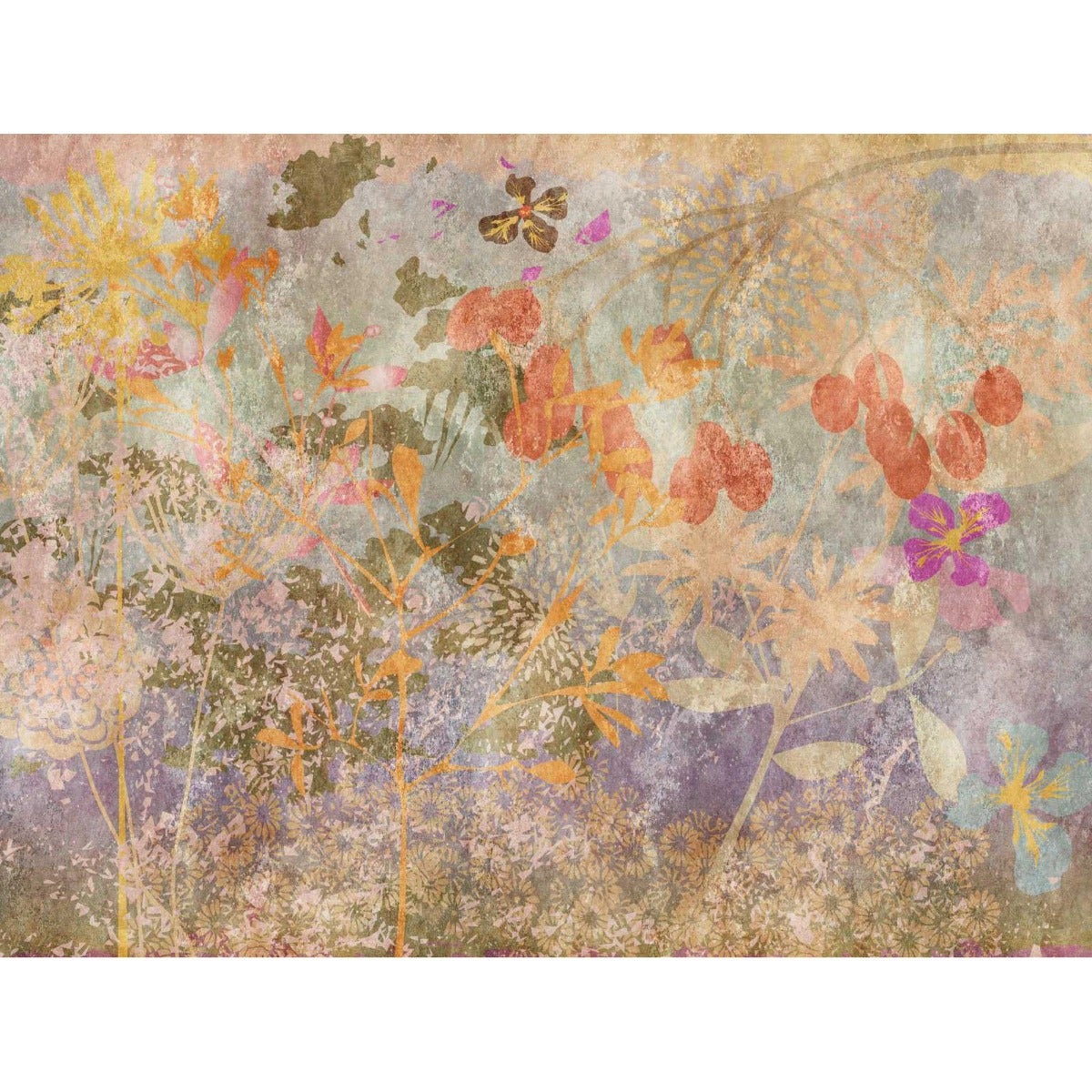 Panoramique Fleur Orange The Wall A.S. Création - 7