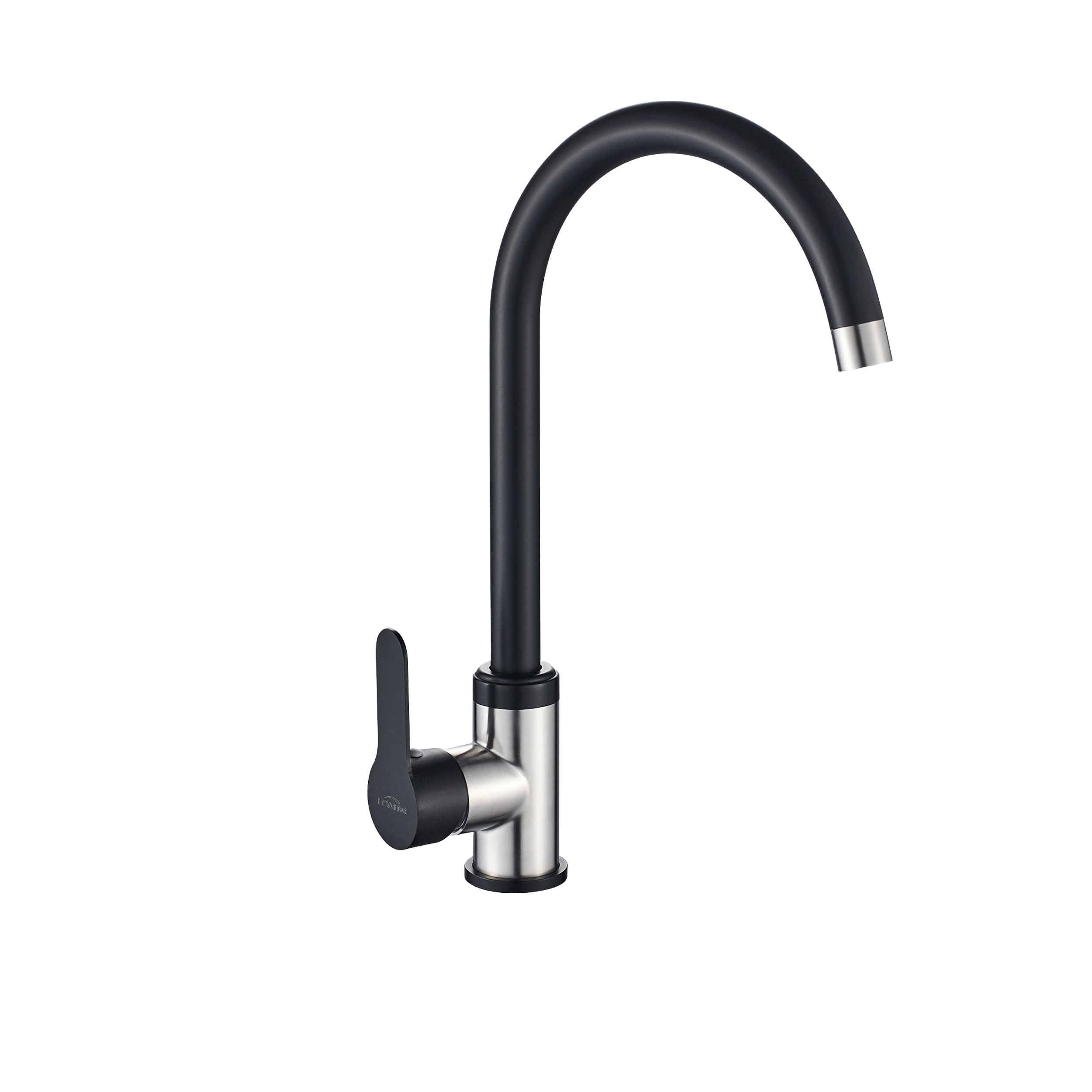 Bateria Kuchenna Zlewozmywakowa Stojąca Z Obrotową Wylewką Invena Iron