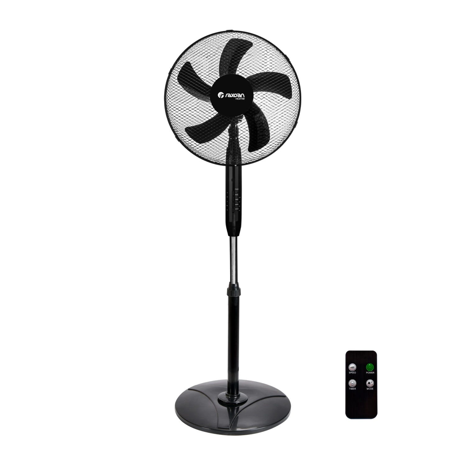 Raydan Sur Ventilateur sur pied silencieux 40w pale 40cm télécommande 26097 raydan ...