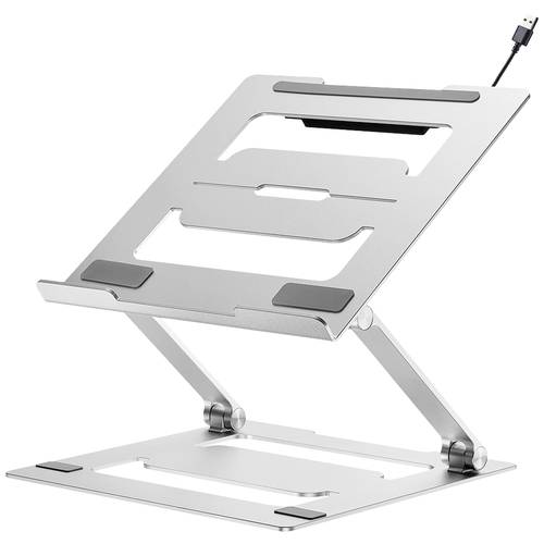 Support Réglable Pour Ordinateur Portable Avec Hub USB - Station D'accueil 8 En 1 Ergonomique - Refroidissement Et Organisation Bureau