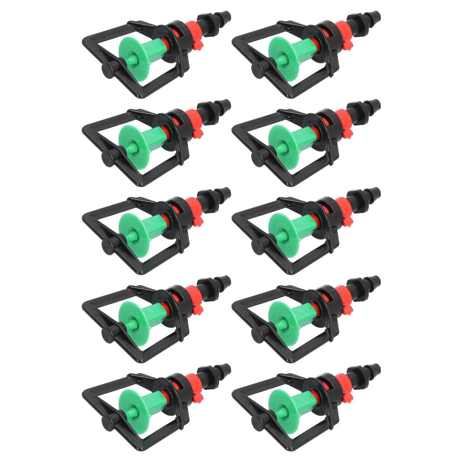 10 Ugelli Per Irrigazione In Rame – Regolabili, A Nebbia, Per Giardino, Serra E Piantine – Attacco Per Tubo 4/7mm