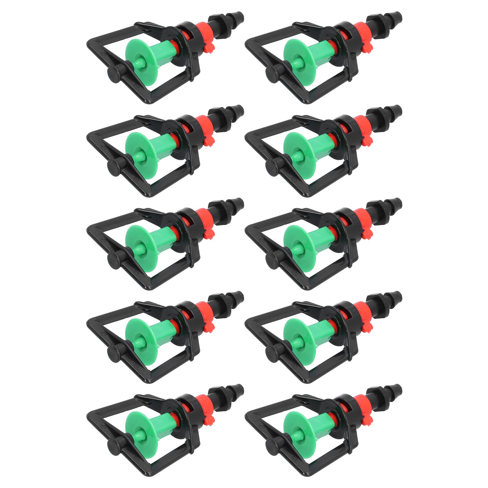10 Ugelli Per Irrigazione In Rame – Regolabili, A Nebbia, Per Giardino, Serra E Piantine – Attacco Per Tubo 4/7mm
