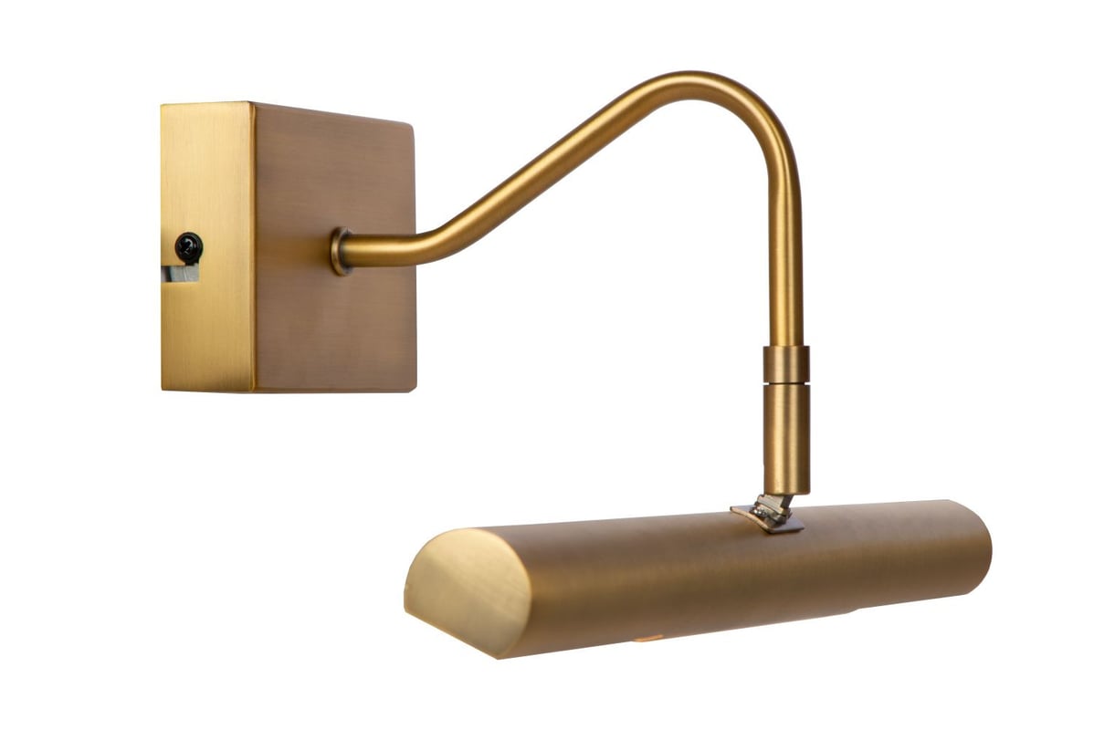 Kinkiet obrazówka VINZ złoto-odcienie złota 2xG9x28W metal wym:17x36x19cm IP20 Lucide