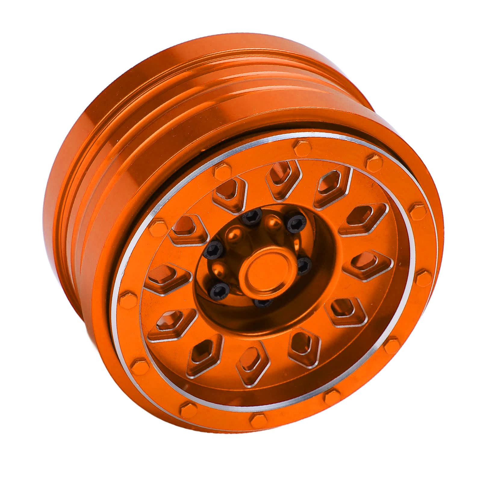 Tbest Ruota Per Auto RC, Set Di Cerchi Aluminio 4 Pezzi, Ruote