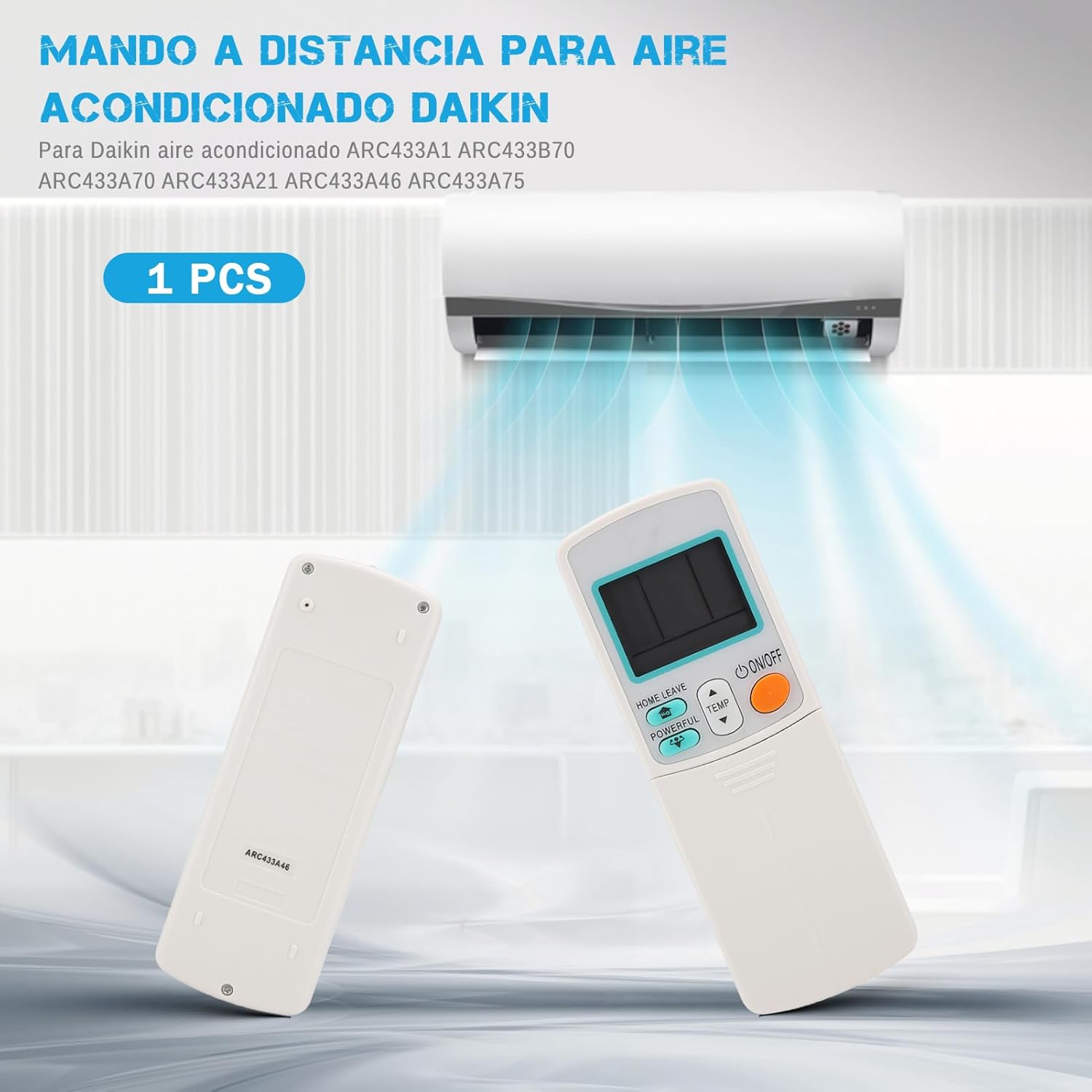 Telecomando Universale Sostitutivo Per Condizionatore ARC433A1, ARC433B70, ARC433A70, ARC433A21, ARC433A46, ARC433A75