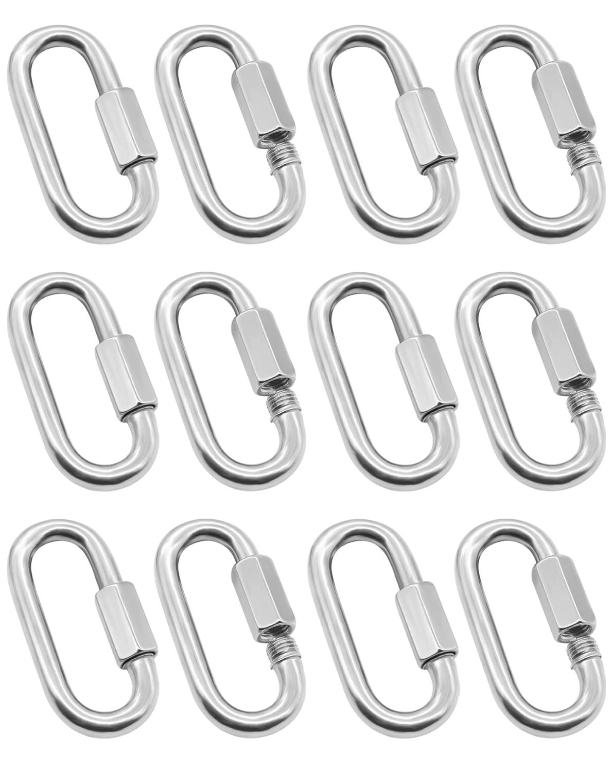 Maillon rapide à grande ouverture 8mm (Inox Maillon rapide à grande ouverture 8mm (Inox