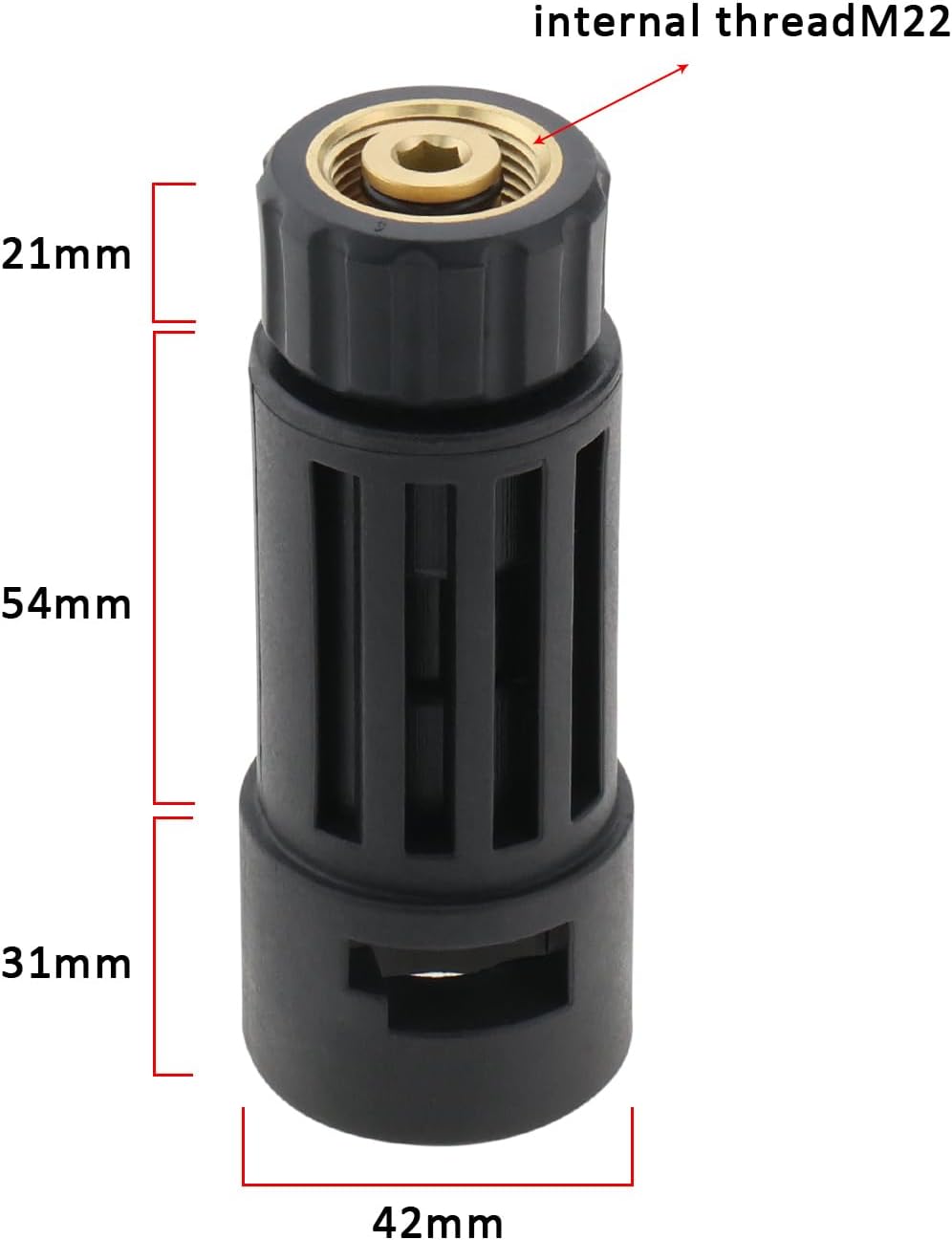 Adaptateur de pistolet nettoyeur haute pression à baïonnette B compatible avec les accessoires Kärcher pour machines professionnelles - 4