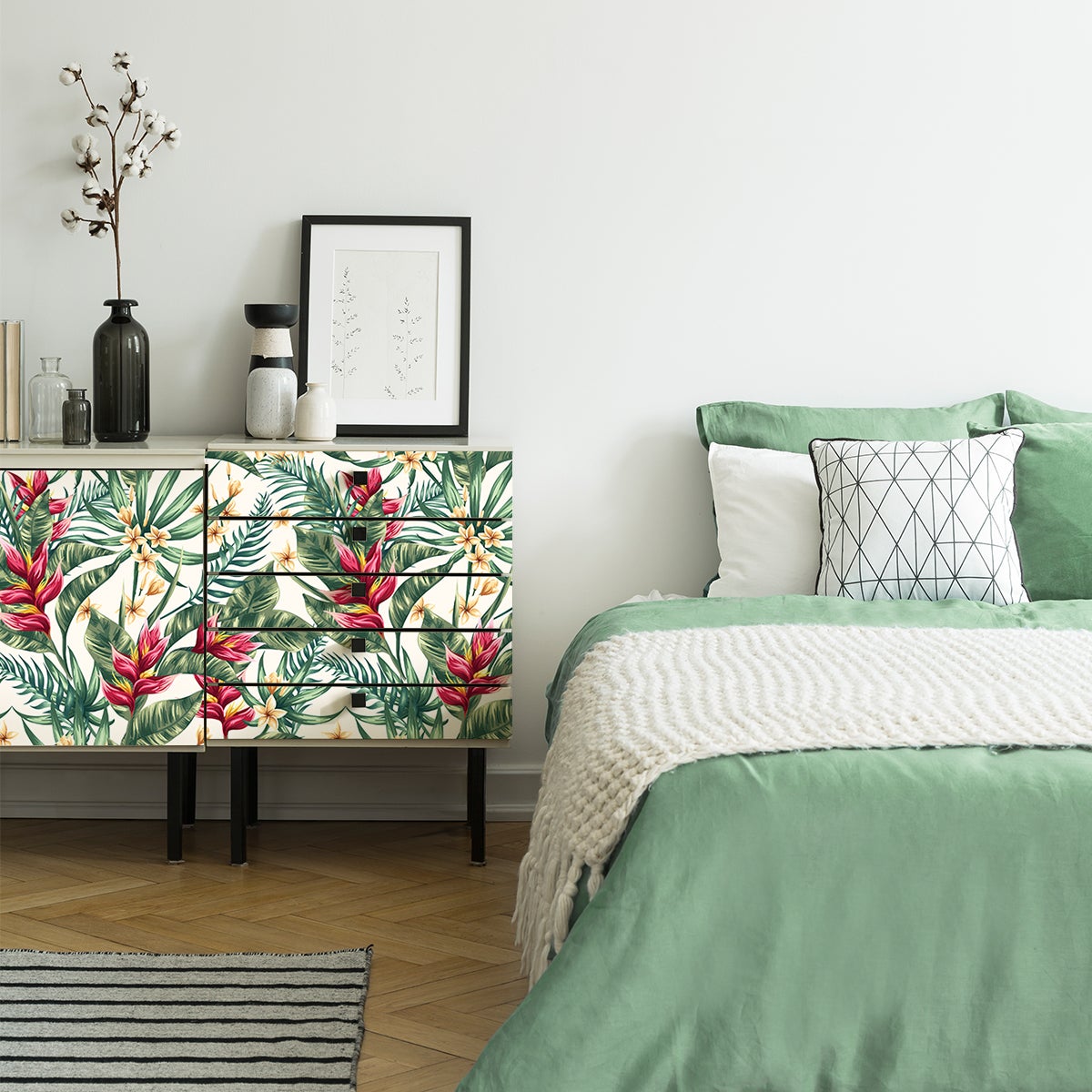 Adesivo mobili tropicale soacha - Sticker adesivo - adesivi murali - 60x90cm - 3