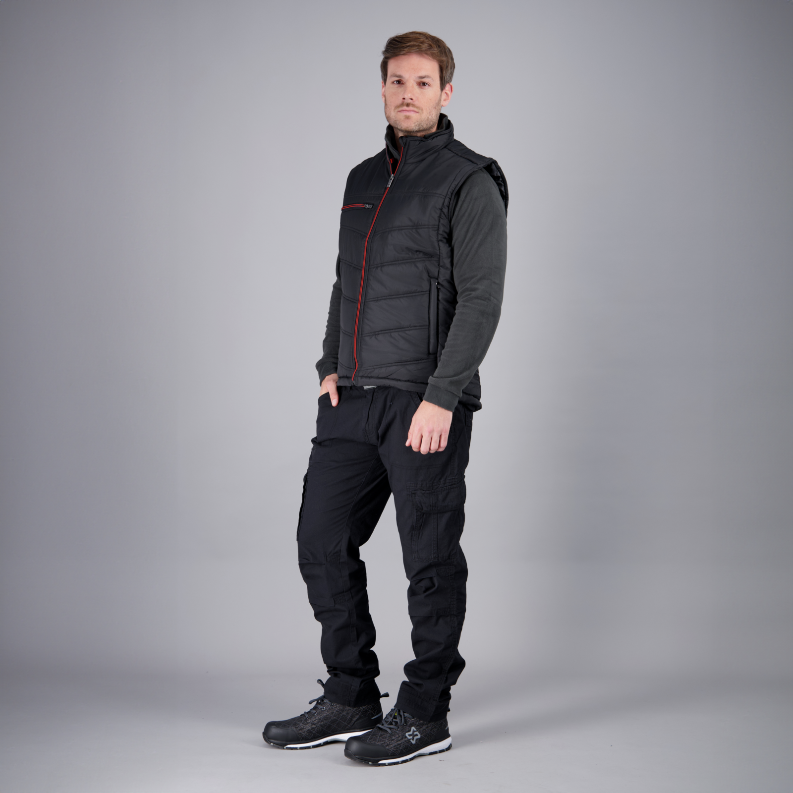 Gilet de travail matelassé Würth MODYF New Craft gris - 5