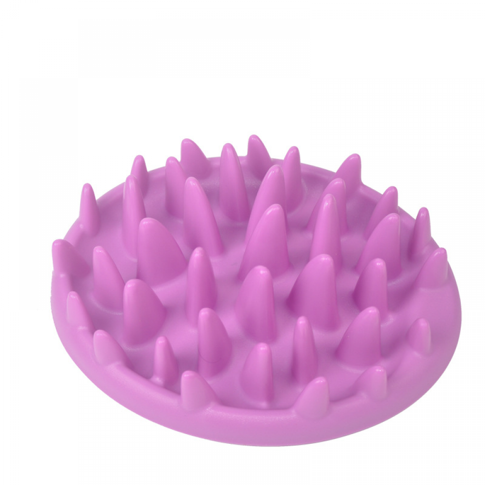 Tacka antyobżarska, 1 szt., fioletowa, 27 cm, miska spowalniająca jedzenie dla kotów