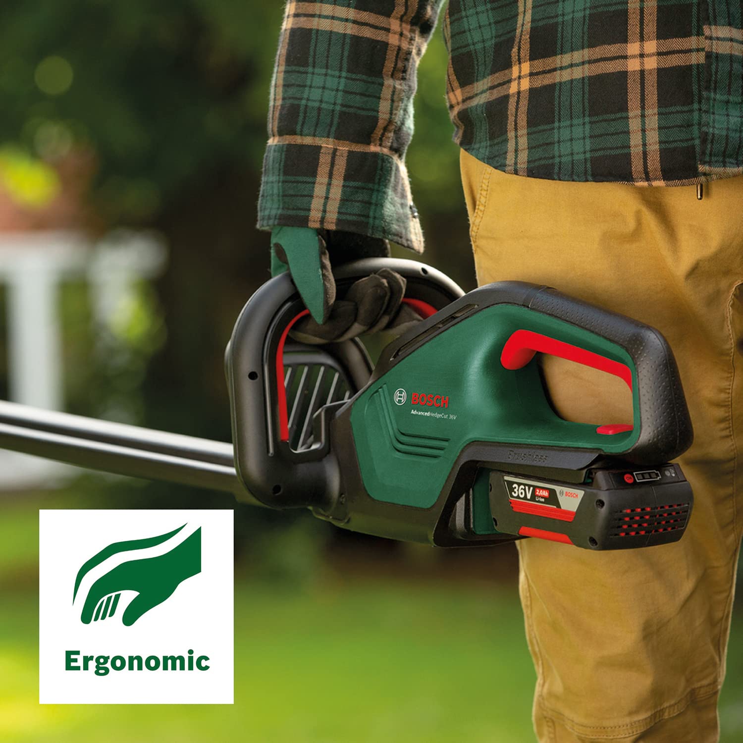 Taille-haie Advanced HedgeCut 36-6528 BOSCH 1 batterie 2.0Ah - 060084A300 - 9