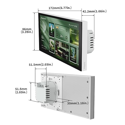 Panneau de contrôle domotique connecté – Hub Zigbee S1 Plus EU - Aqara - 4