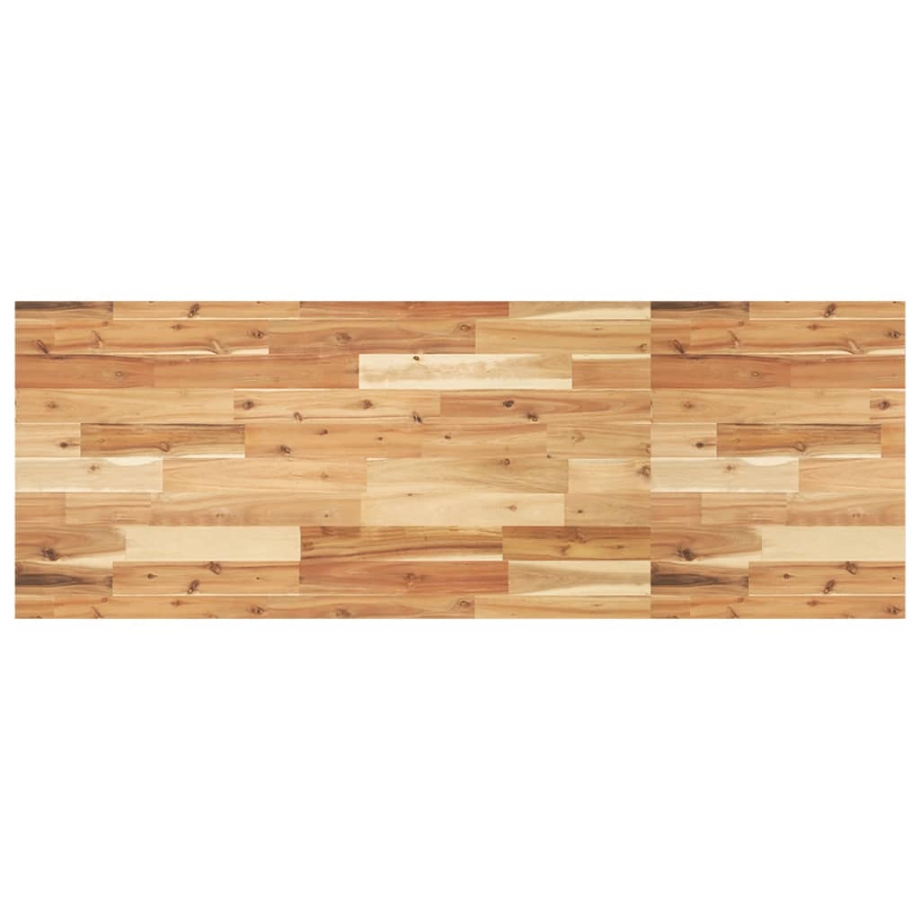 Tablero de mesa | tablero de escritorio | superficie de mesa rectangular madera maciza acacia 140x50x2 cm cfw75960