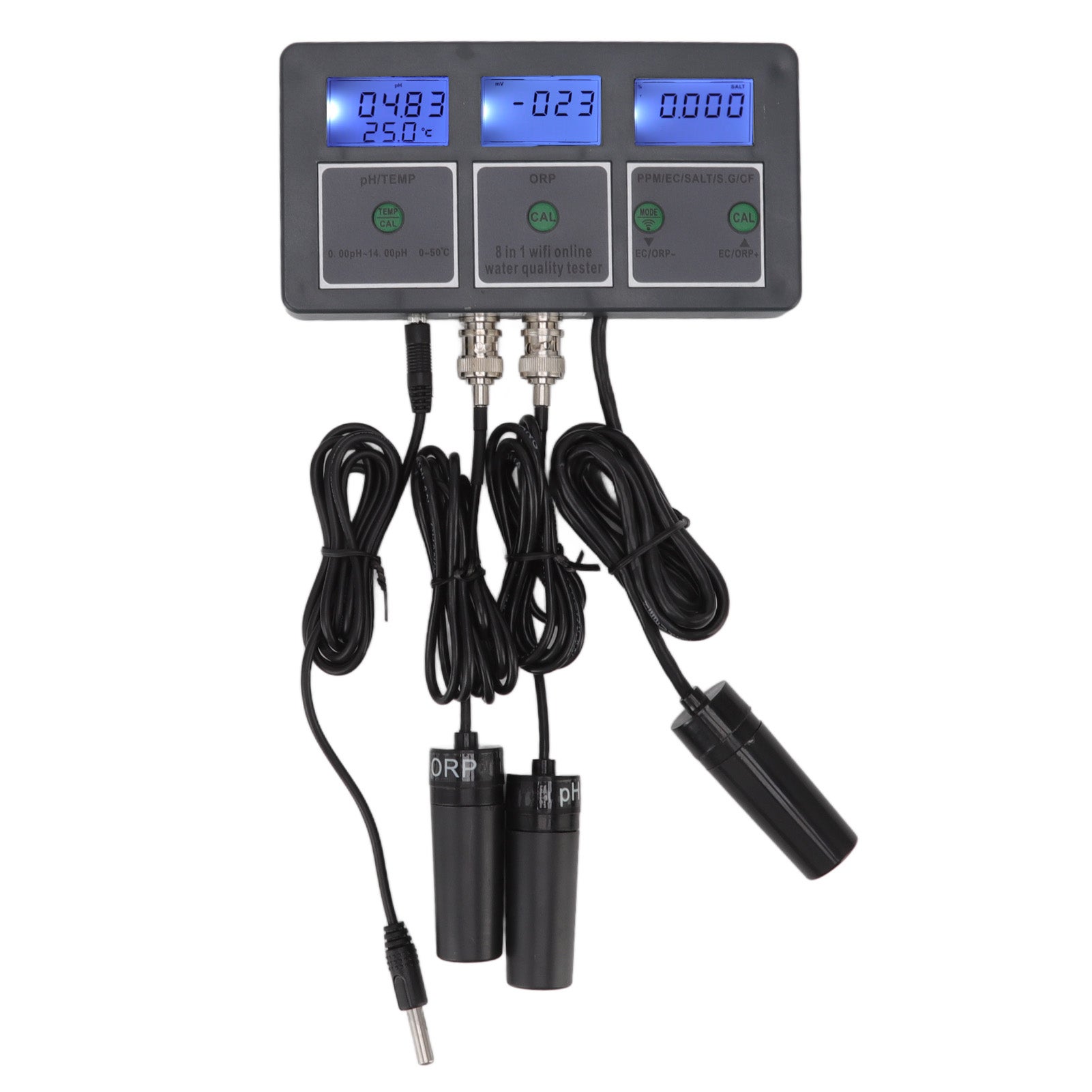 Testador de qualidade da água 8 in 1 Online Monitoring pH detetor ...