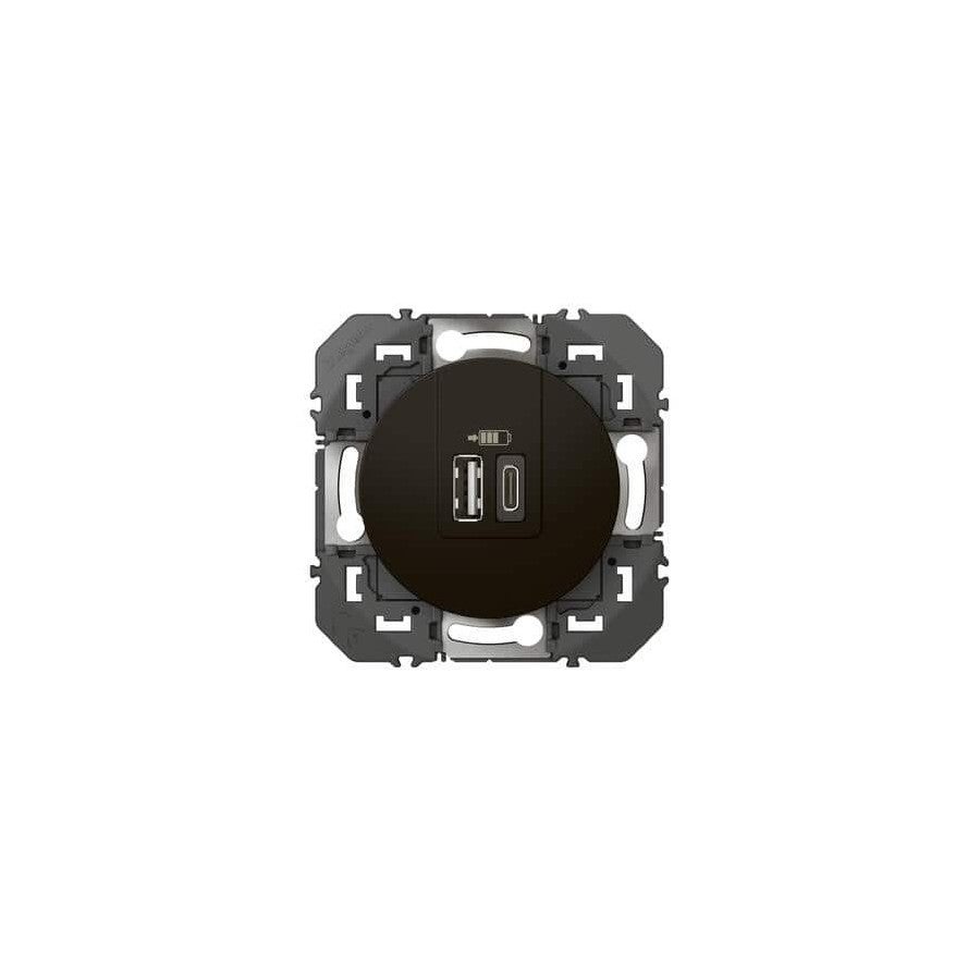 Double prise USB-A+C 3A 15W Dooxie - Legrand - 2