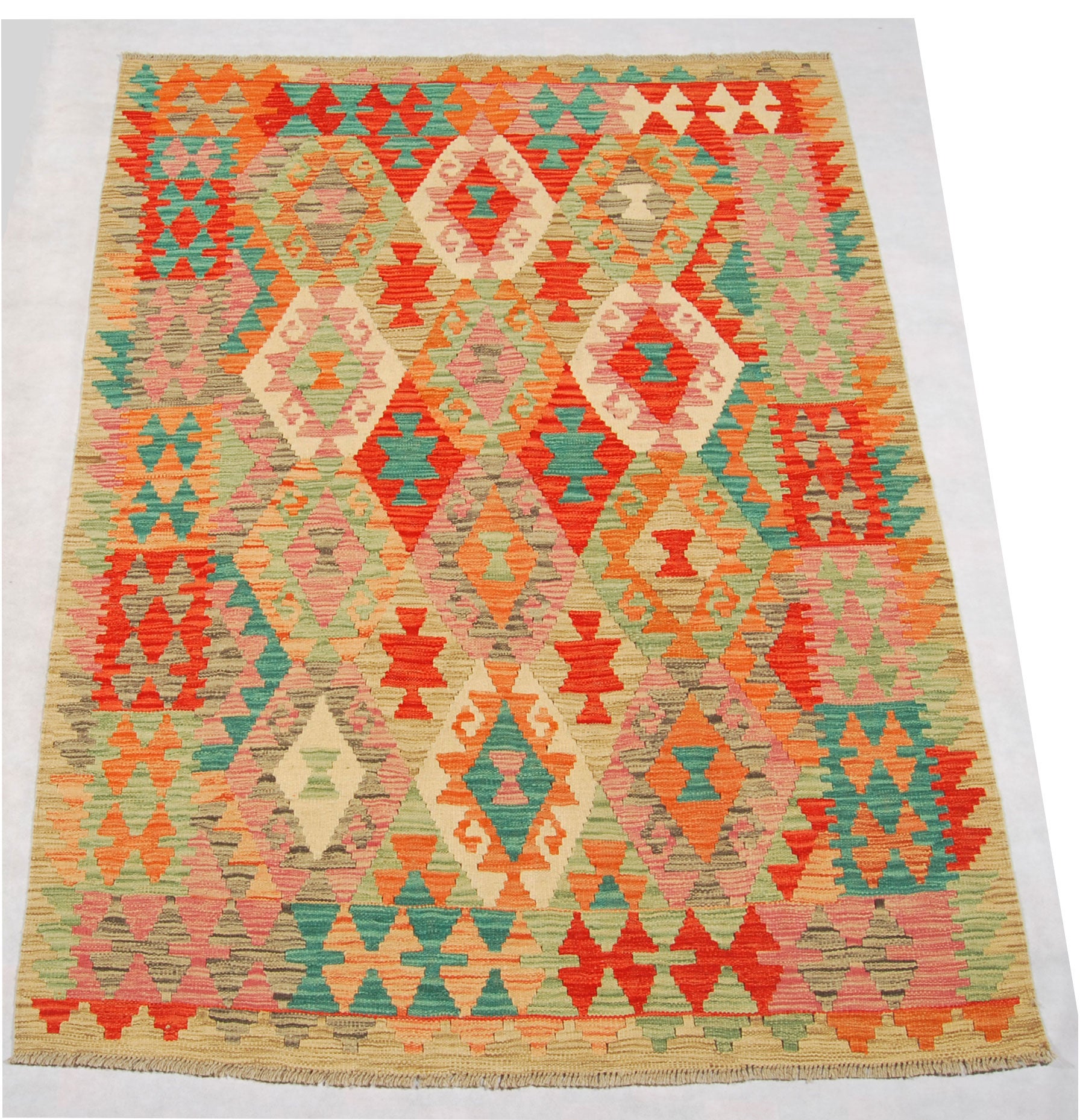 Oryginalny ręcznie robiony dywan, rozmiar: 197x148, z certyfikatem autentyczności GalleriaFarah1970