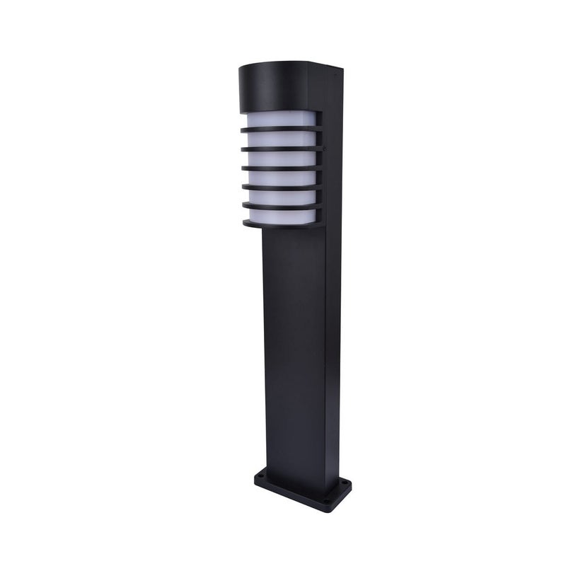 Lampa ogrodowa stojąca Fulton czarno-biała 1xE27x40W IP44 wym: 75 x 17 x 16 cm aluminium Lutec