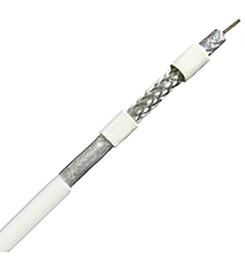 100 M Webro-Cavo Digitale Coassiale RG6, Per Antenna E Satellite TV, Con Clip, Colore: Nero - Foto 3