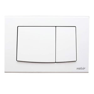 Placca Comando Doppio Scarico Valsir Per Cassetta Tropea Bianca - Ricambio Per Water - Foto 2