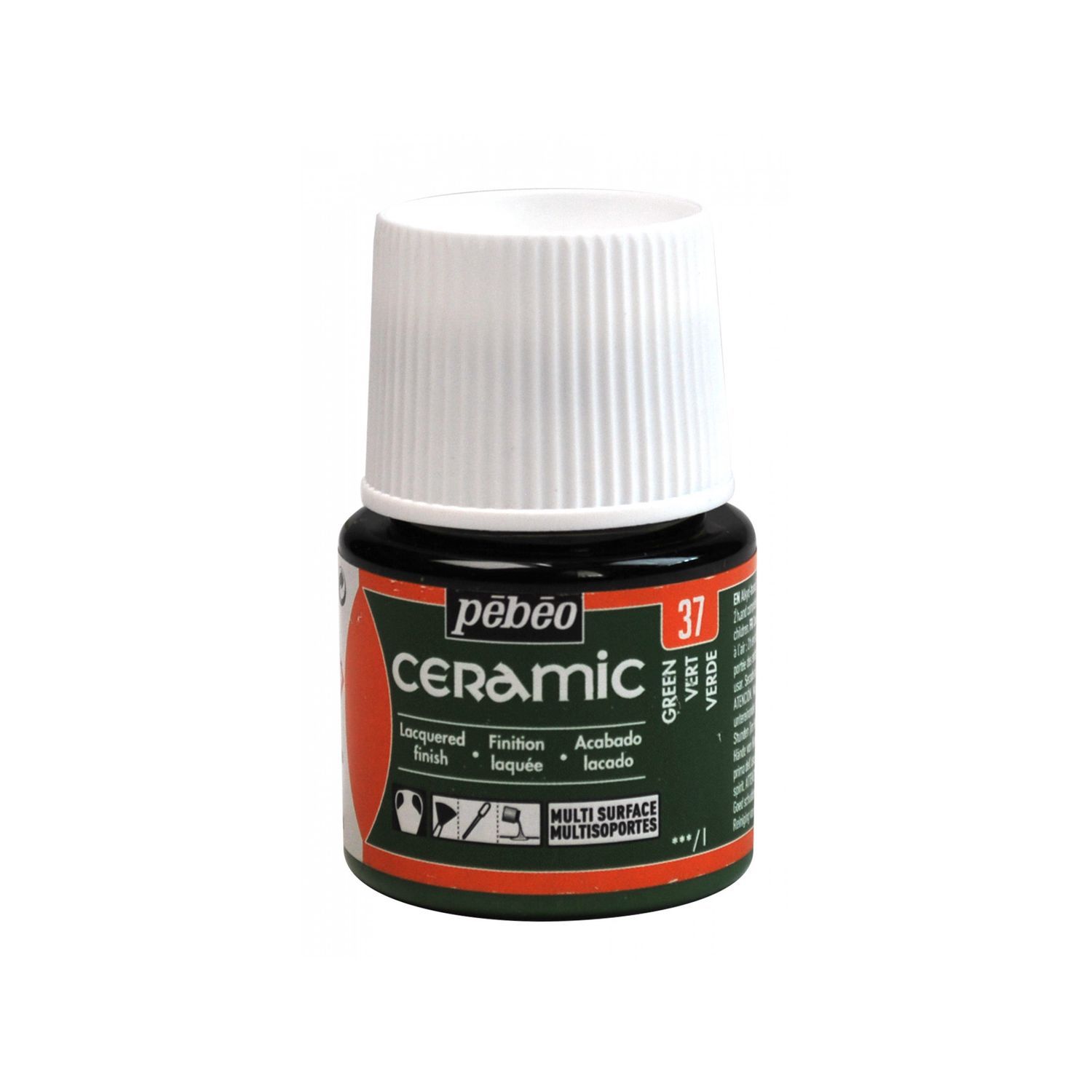 27 Verde Foglia Ceramic - Pébéo Vaso 45 Ml - Foto 2