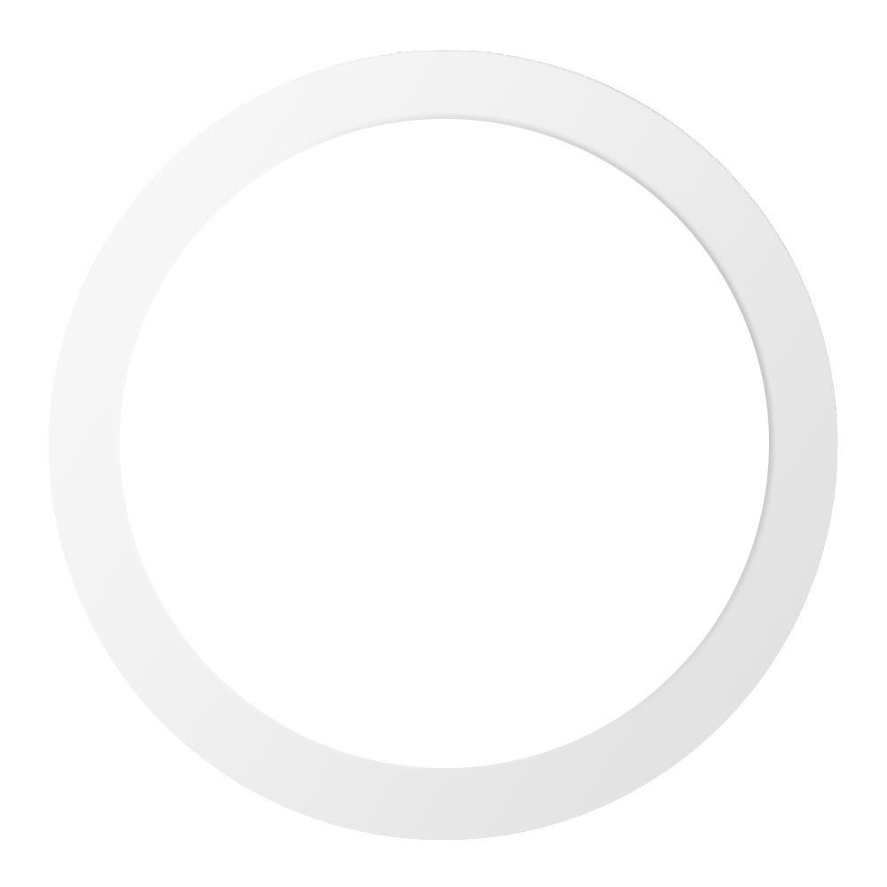 Anneau Recouvrement d'espace pour Downlight Ø206-255mm Blanc - 3