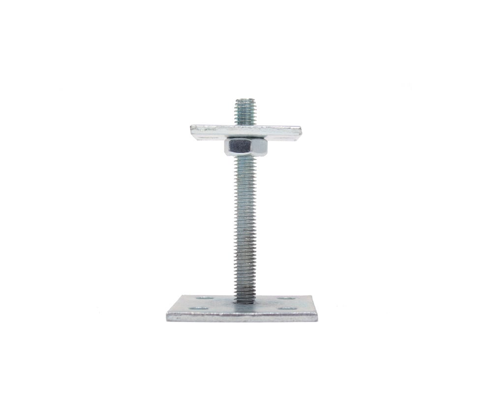 Wovar Pied de poteau réglable pour poteaux 7 x 7 cm en 9 x 9 cm - Acier galvanisé - 3