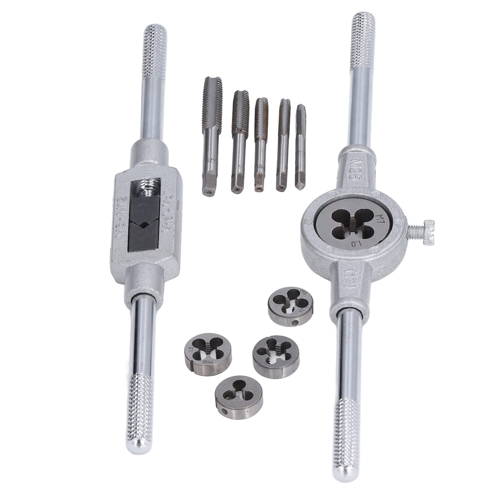 Set Maschi E Filiera 110 Pezzi M2-M18 - Kit Completo Per Filettatura Fai Da Te