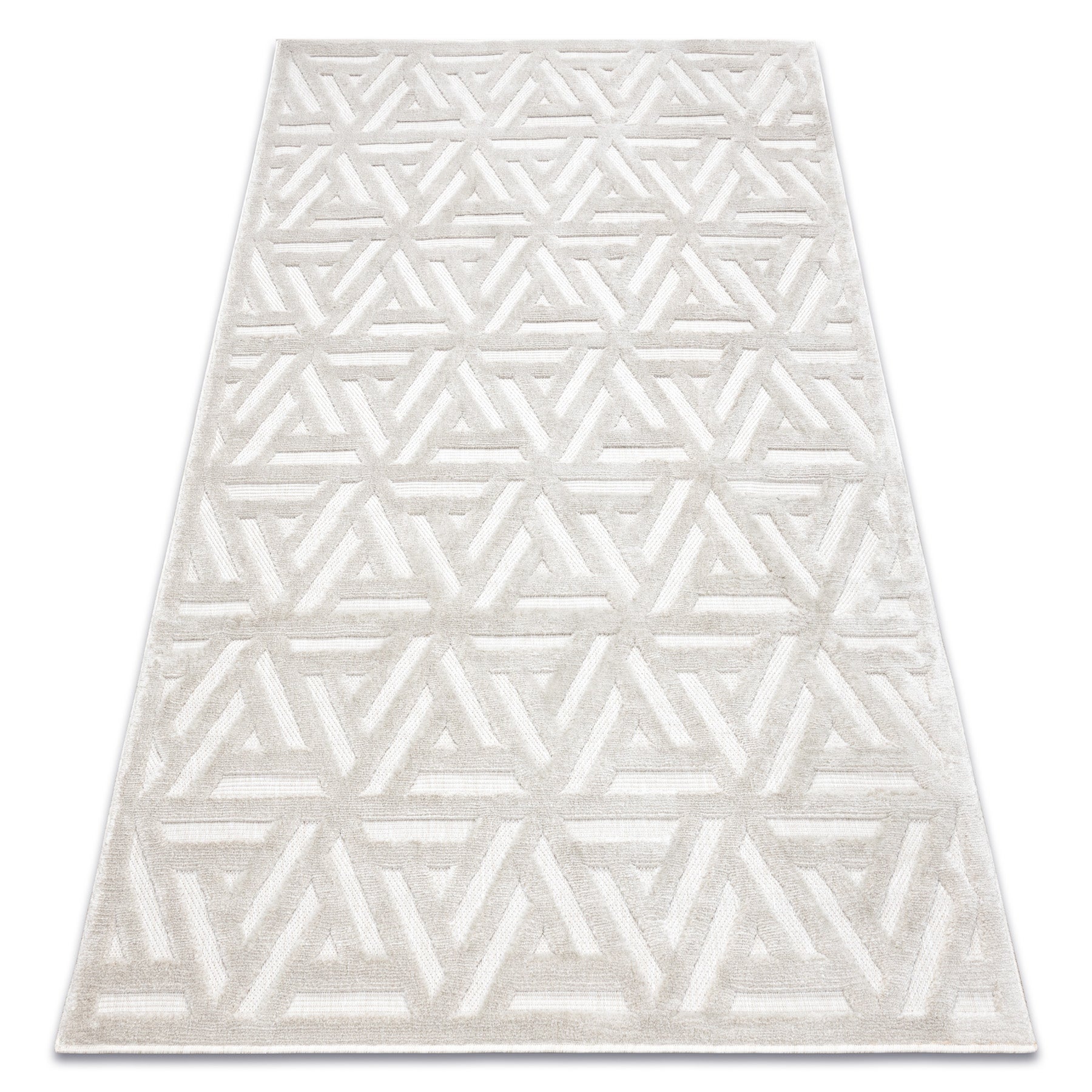 Dywan SANTO SZNURKOWY SIZAL 58503 Geometryczny beż 200x290 cm
