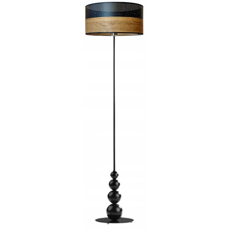 Lampa stojąca podłogowa z abażurem walec TENEZI