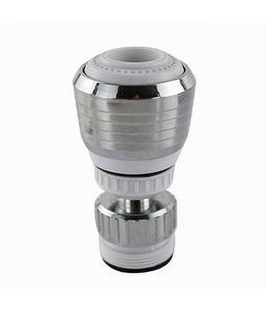2 Pezzi Rompigetto Girevole 360° Per Rubinetti - Aeratore Risparmio Idrico, 2 Modalità, Filettatura M22/M24, Argento - Foto 9