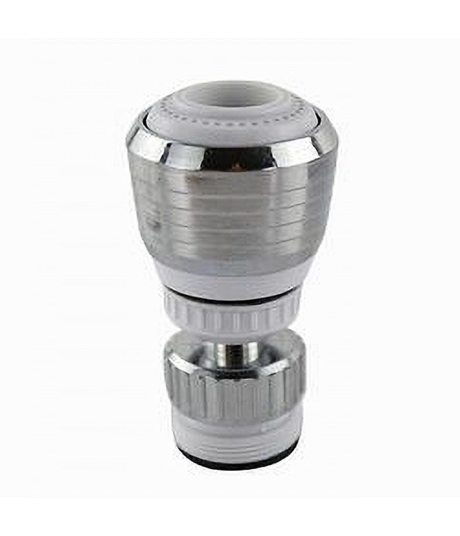 2 Pezzi Rompigetto Girevole 360° Per Rubinetti - Aeratore Risparmio Idrico, 2 Modalità, Filettatura M22/M24, Argento - Foto 9