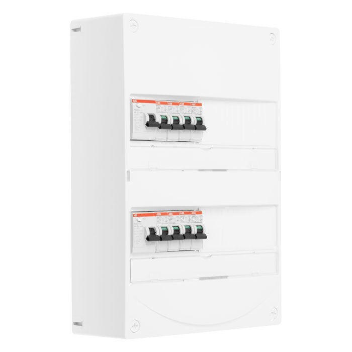 Tableau électrique Prééquipé Pour Chauffe-eau - 2 Disjoncteurs Et Contacteur, Neuf