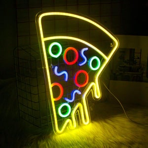 Lumière LED Personnalisée De Signe De Pizzeria, Signe De Néon